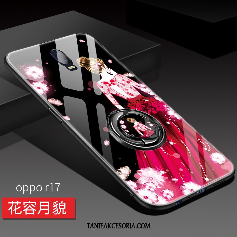 Etui Oppo R17 Anti-fall Czerwony Netto Nowy, Futerał Oppo R17 Osobowość Silikonowe Modna Marka