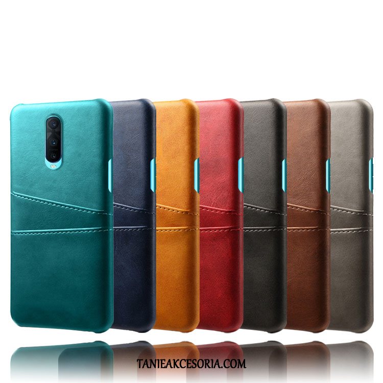 Etui Oppo R17 Pro Biznes Tendencja Vintage, Futerał Oppo R17 Pro Skóra Jakość Zielony