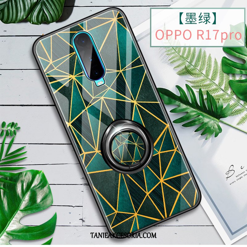 Etui Oppo R17 Pro Nowy Czerwony Netto Ring, Pokrowce Oppo R17 Pro Cienkie Tendencja Osobowość