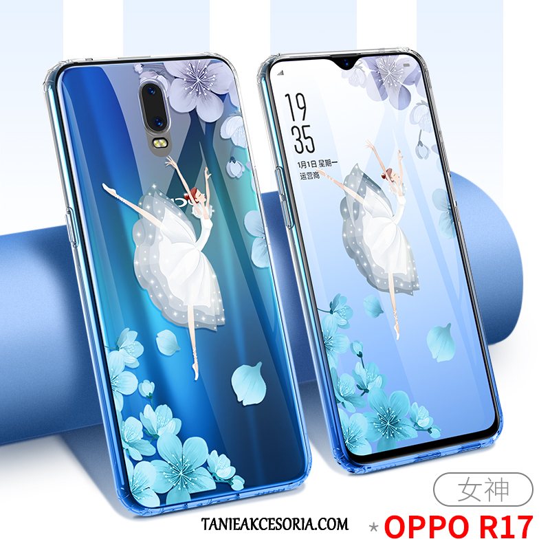 Etui Oppo R17 Silikonowe Telefon Komórkowy Tendencja, Futerał Oppo R17 Przezroczysty All Inclusive Gwiazda