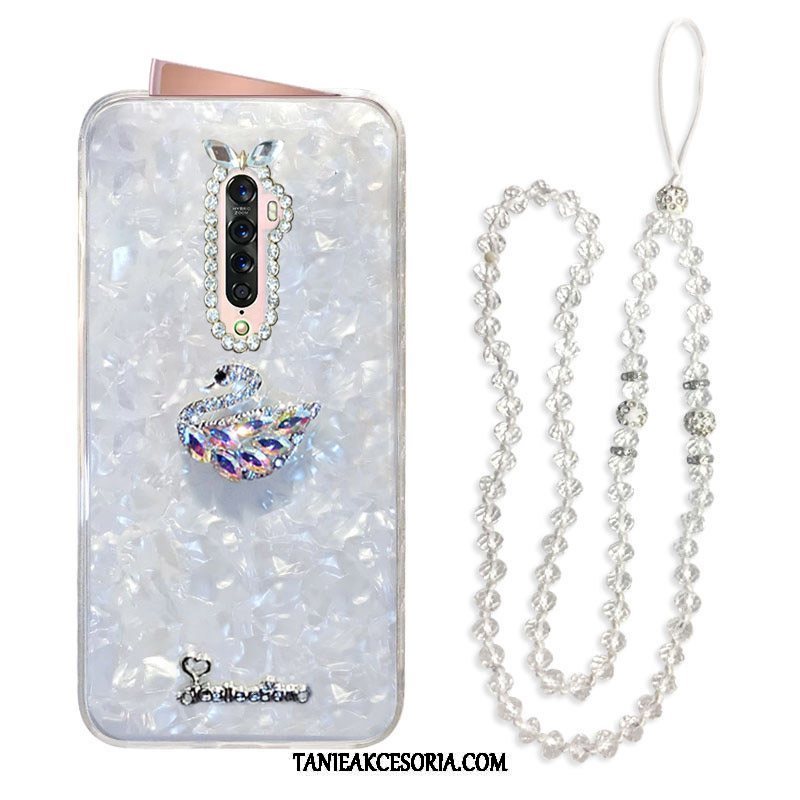 Etui Oppo Reno 2 Cienkie Rhinestone Długie, Obudowa Oppo Reno 2 Telefon Komórkowy Miękki Kryształ