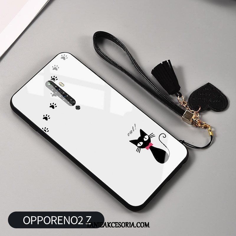 Etui Oppo Reno 2 Z Kreskówka Anti-fall Lustro, Futerał Oppo Reno 2 Z Kreatywne All Inclusive Kotek