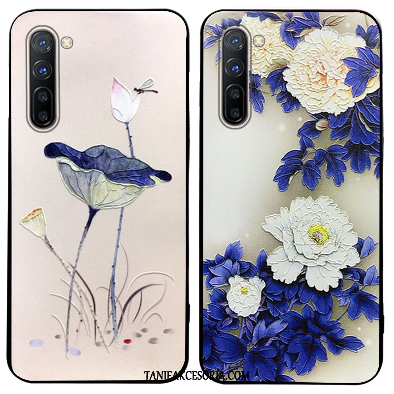 Etui Oppo Reno 3 Wiatr Cienkie Kreatywne, Futerał Oppo Reno 3 Niebieski Telefon Komórkowy Nubuku