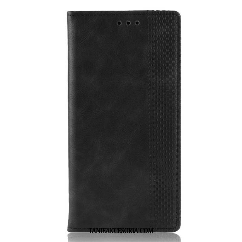 Etui Redmi Note 9 Czarny Ochraniacz Telefon Komórkowy, Obudowa Redmi Note 9 Mały Skórzany Futerał Czerwony Beige