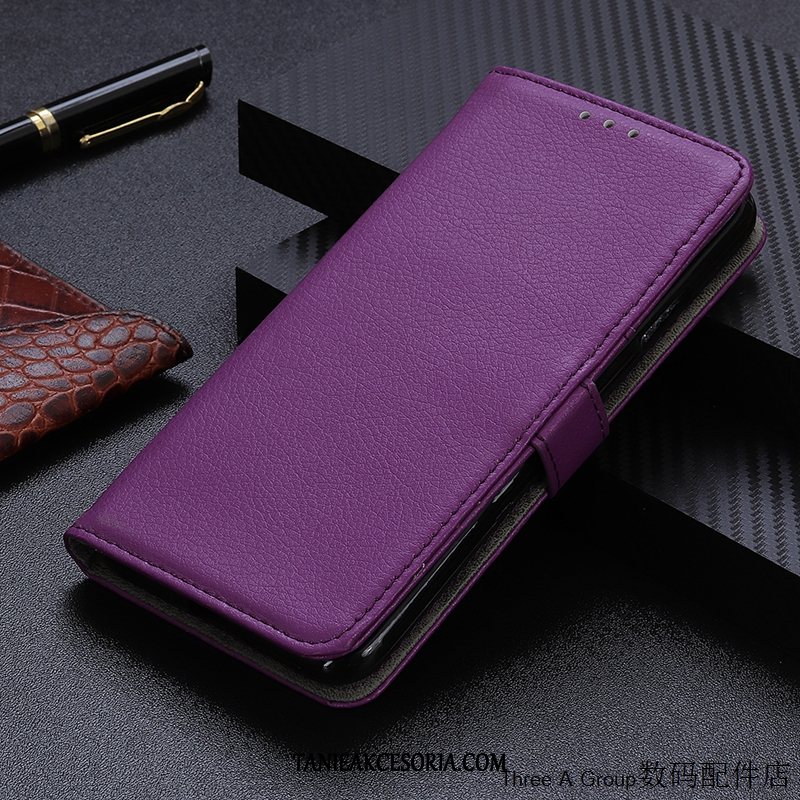 Etui Redmi Note 9 Pro Mały Telefon Komórkowy Proste, Futerał Redmi Note 9 Pro Karta Czerwony Biznes Beige