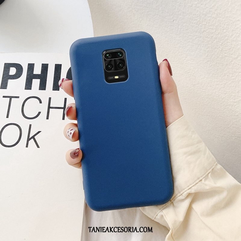 Etui Redmi Note 9 Pro Ochraniacz Silikonowe Proste, Futerał Redmi Note 9 Pro Anti-fall Czerwony Moda Beige