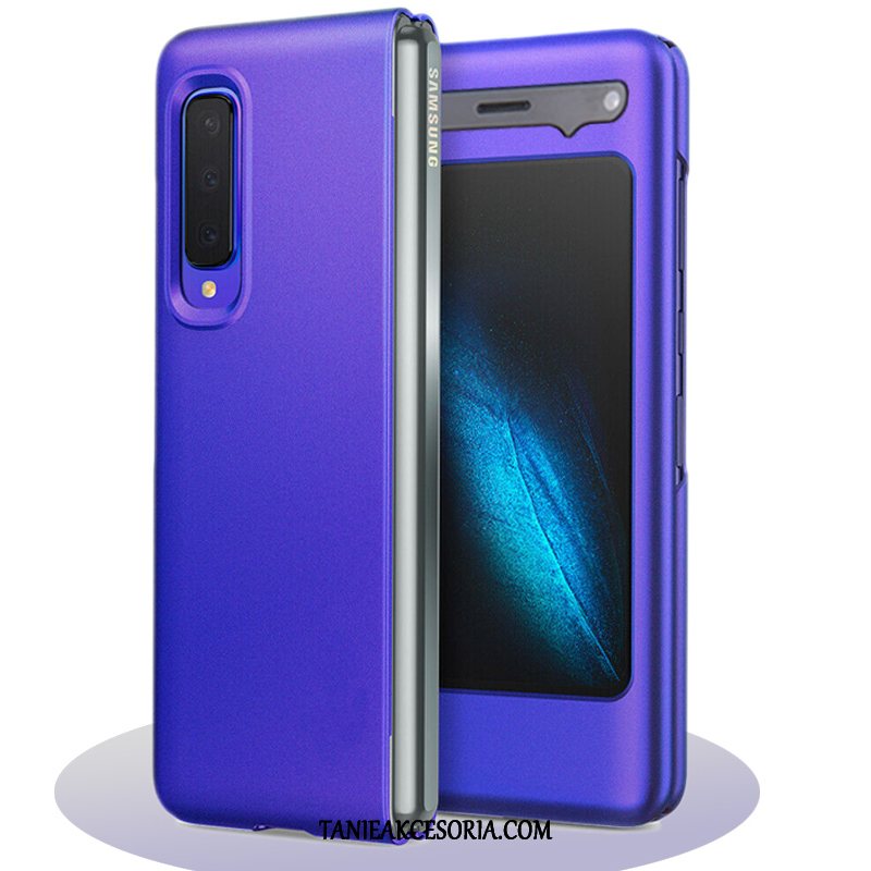 Etui Samsung Fold Cienkie Telefon Komórkowy Purpurowy, Pokrowce Samsung Fold Nubuku Gwiazda Składać