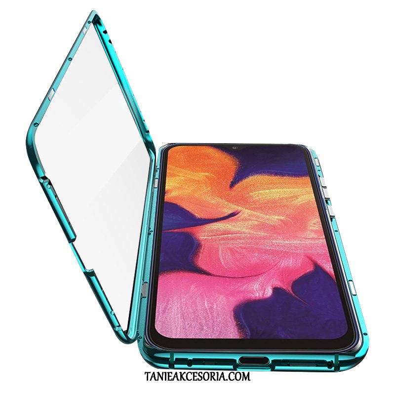 Etui Samsung Galaxy A20s Telefon Komórkowy Gwiazda Dwustronny, Pokrowce Samsung Galaxy A20s Zielony Szkło