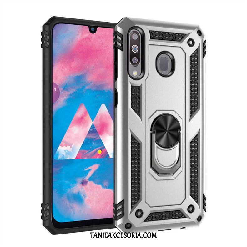 Etui Samsung Galaxy A40s Srebro Gwiazda Magnetyzm, Pokrowce Samsung Galaxy A40s Telefon Komórkowy Na Pokładzie Wspornik