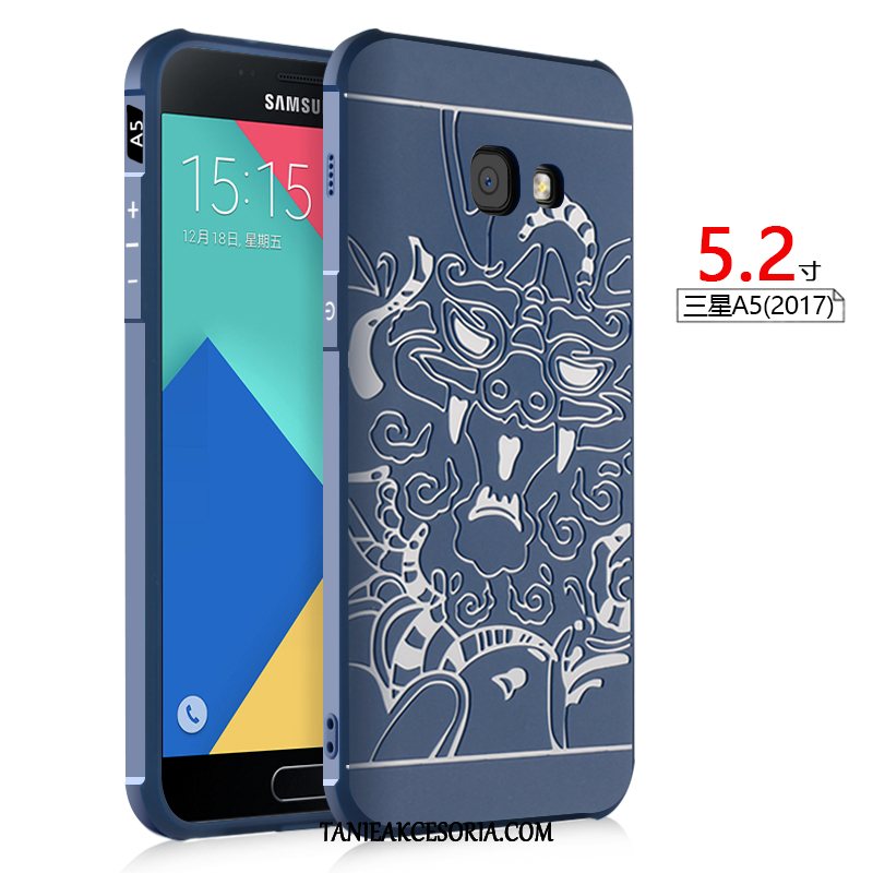 Etui Samsung Galaxy A5 2017 Miękki Niebieski Telefon Komórkowy, Pokrowce Samsung Galaxy A5 2017 Silikonowe Kreskówka Gwiazda