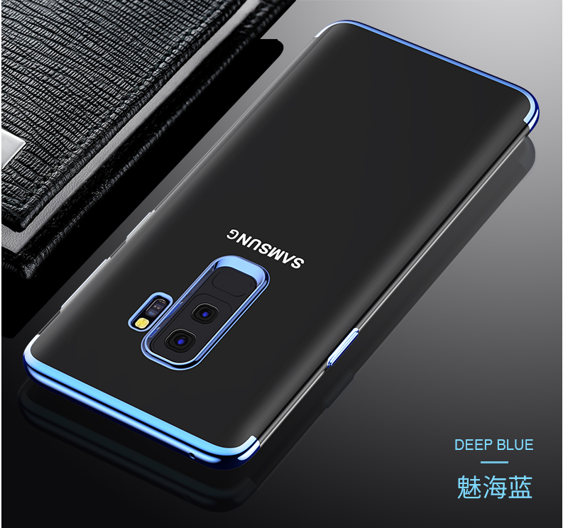Etui Samsung Galaxy A6+ Niebieski Ochraniacz Telefon Komórkowy, Obudowa Samsung Galaxy A6+ Gwiazda Cienkie Filmy