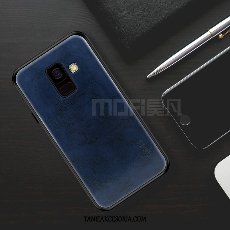 Etui Samsung Galaxy A6 Silikonowe Niebieski Cienka, Obudowa Samsung Galaxy A6 Telefon Komórkowy Gwiazda Biznes