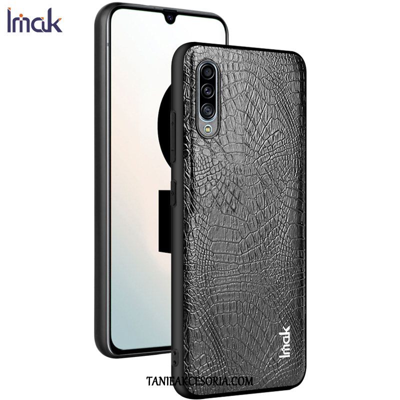 Etui Samsung Galaxy A70s Wzór Krokodyla Telefon Komórkowy Ochraniacz, Obudowa Samsung Galaxy A70s Czarny Gwiazda Miękki