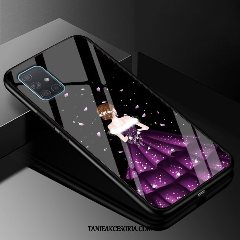 Etui Samsung Galaxy A71 Moda Telefon Komórkowy Silikonowe, Obudowa Samsung Galaxy A71 All Inclusive Szkło Ochraniacz