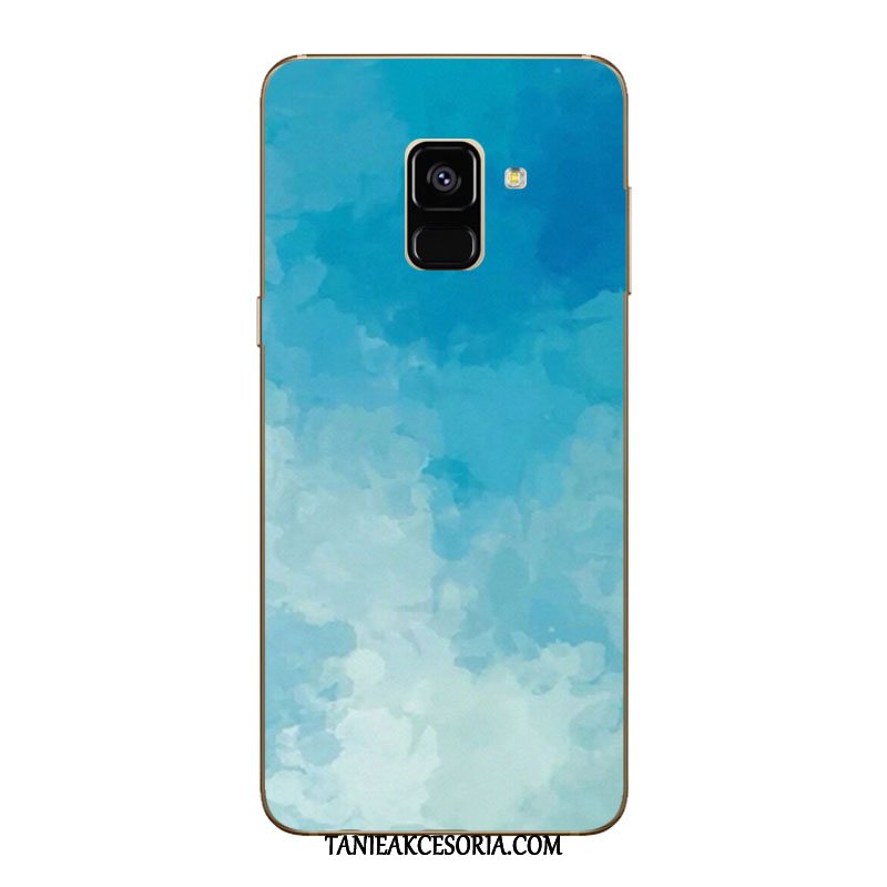 Etui Samsung Galaxy A8 Gwiazda Anti-fall Silikonowe, Pokrowce Samsung Galaxy A8 Niebieski All Inclusive Telefon Komórkowy