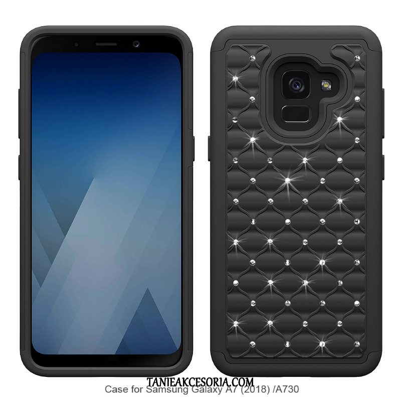 Etui Samsung Galaxy A8 Gwiazda Czarny Telefon Komórkowy, Pokrowce Samsung Galaxy A8