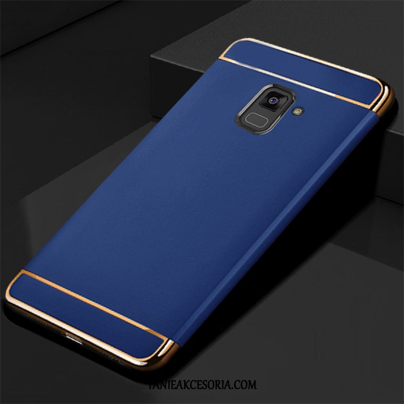 Etui Samsung Galaxy A8 Nubuku Gwiazda Telefon Komórkowy, Futerał Samsung Galaxy A8 Ochraniacz Anti-fall Niebieski