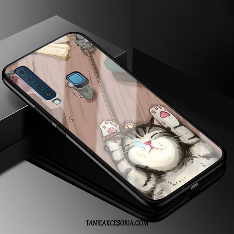 Etui Samsung Galaxy A9 Gwiazda Szkło Kreatywne, Futerał Samsung Galaxy A9 Tendencja Kreskówka Anti-fall
