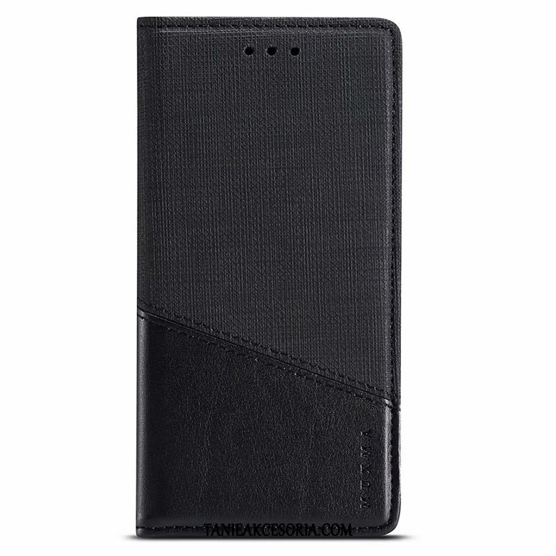 Etui Samsung Galaxy A90 5g Składać Klapa Skórzany Futerał, Pokrowce Samsung Galaxy A90 5g Gwiazda Czarny Biznes