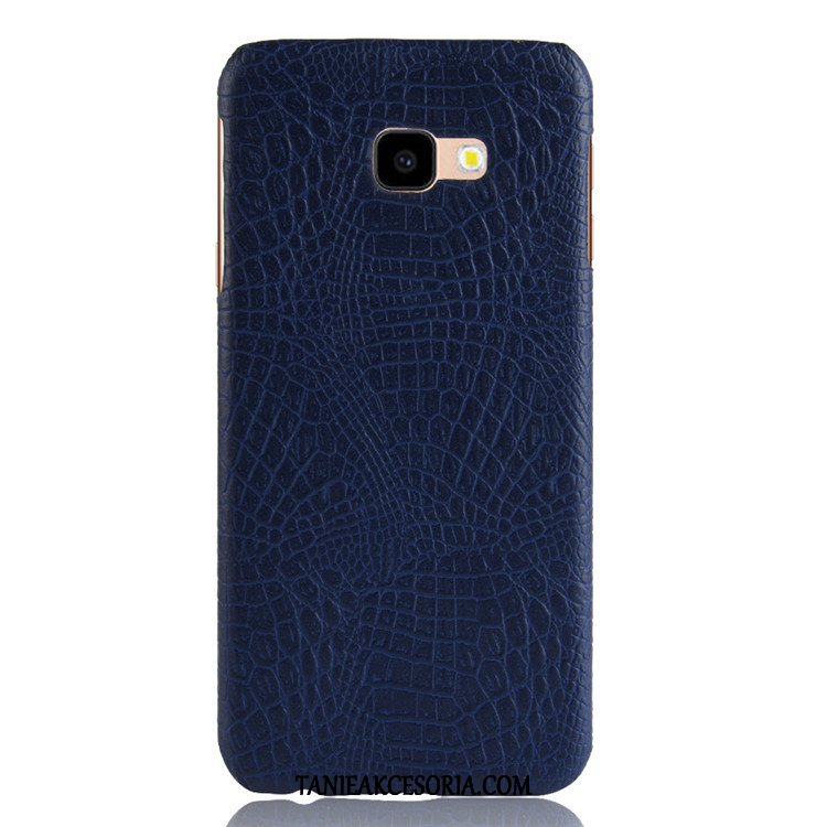 Etui Samsung Galaxy J4+ Gwiazda Niebieski Trudno, Obudowa Samsung Galaxy J4+ Wzór Krokodyla Telefon Komórkowy Ochraniacz