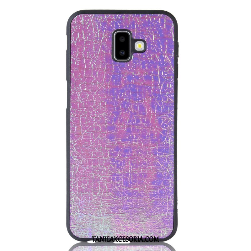 Etui Samsung Galaxy J6+ Purpurowy Ochraniacz All Inclusive, Obudowa Samsung Galaxy J6+ Kreatywne Telefon Komórkowy Miękki