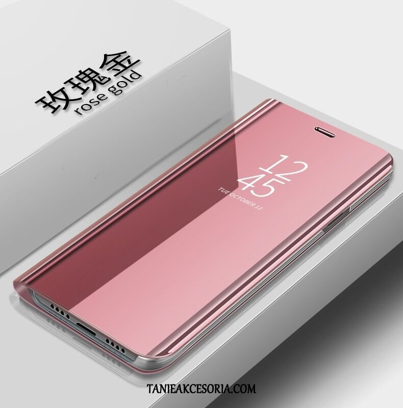 Etui Samsung Galaxy M20 Różowe Miękki Spoczynek, Futerał Samsung Galaxy M20 Gwiazda Skórzany Telefon Komórkowy