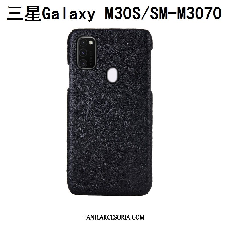 Etui Samsung Galaxy M30s Luksusowy Moda Wzór, Obudowa Samsung Galaxy M30s Anti-fall Gwiazda Prawdziwa Skóra