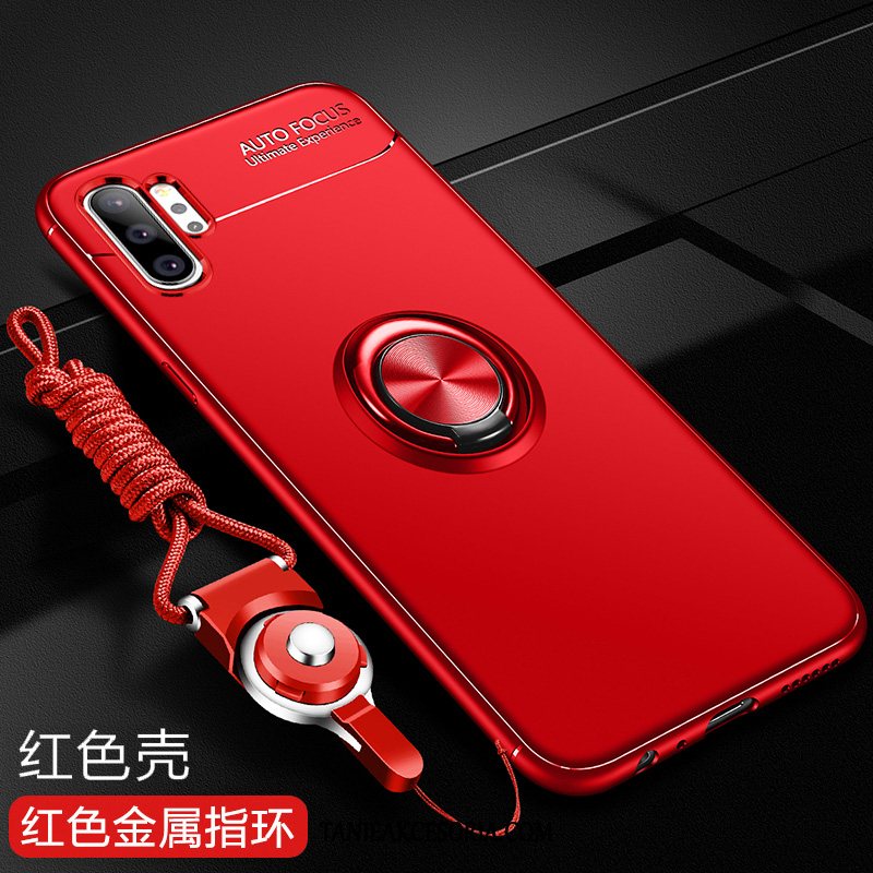 Etui Samsung Galaxy Note 10+ Czerwony Gwiazda Ochraniacz, Obudowa Samsung Galaxy Note 10+ Moda Miękki Pu