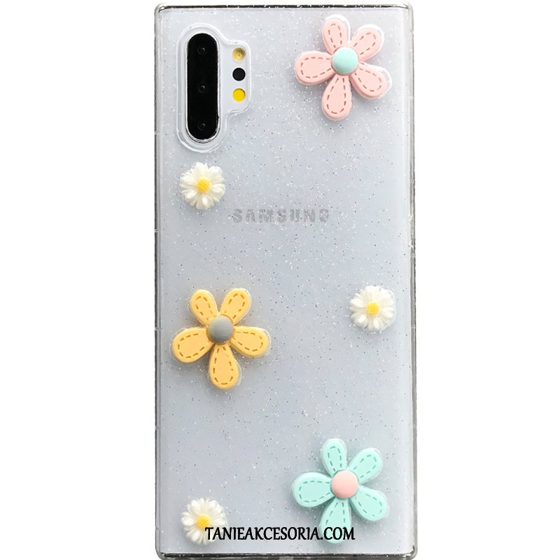 Etui Samsung Galaxy Note 10+ Kreatywne Gwiazda Miękki, Pokrowce Samsung Galaxy Note 10+ Przezroczysty Wiszące Ozdoby Fantazja