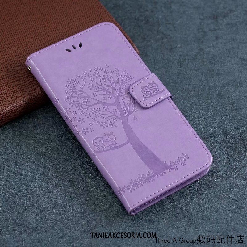 Etui Samsung Galaxy Note 10 Lite Skórzany Futerał Purpurowy Anti-fall, Obudowa Samsung Galaxy Note 10 Lite Telefon Komórkowy Gwiazda