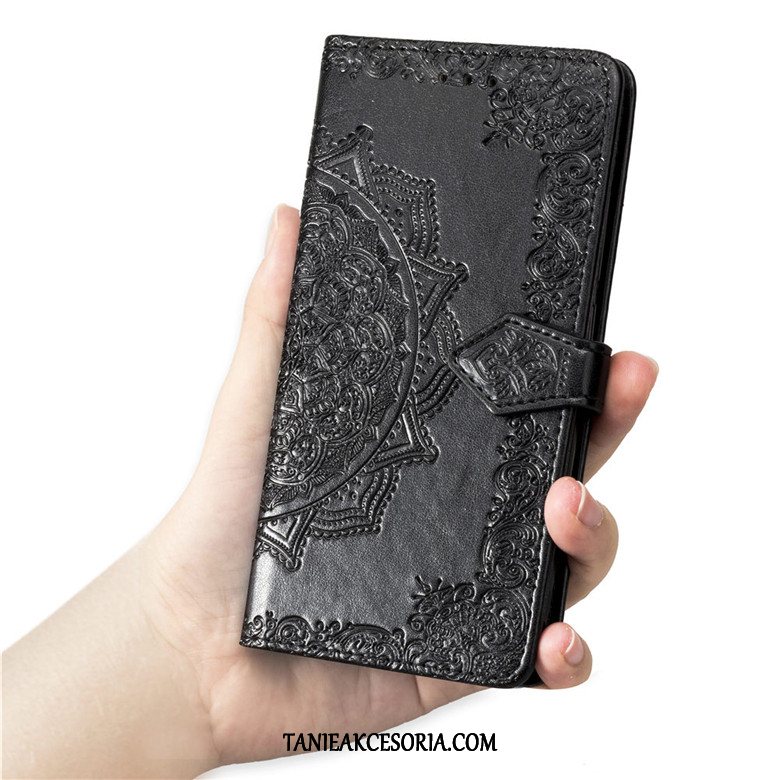 Etui Samsung Galaxy Note 9 Czarny Miękki Skórzany, Futerał Samsung Galaxy Note 9 Telefon Komórkowy Ochraniacz Gwiazda