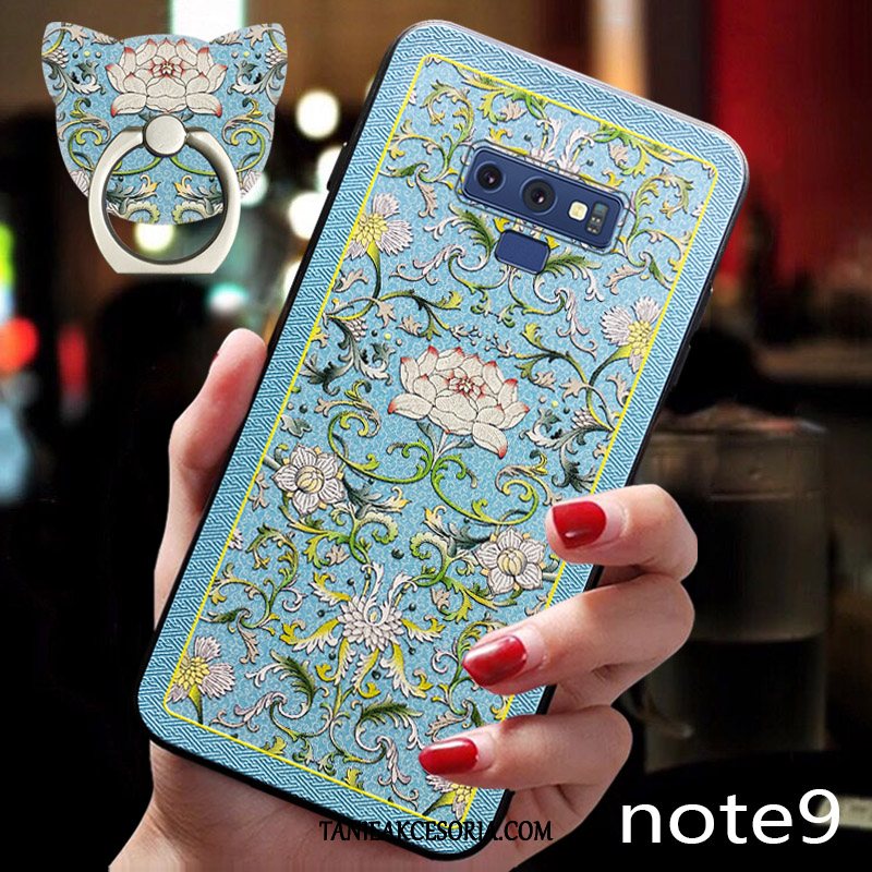 Etui Samsung Galaxy Note 9 Kreatywne Tendencja Zielony, Futerał Samsung Galaxy Note 9 Modna Marka All Inclusive Kwiaty