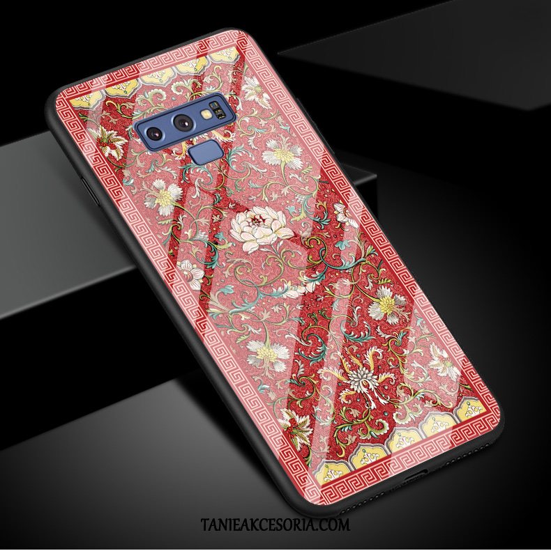 Etui Samsung Galaxy Note 9 Pałac Chiński Styl Szkło, Obudowa Samsung Galaxy Note 9 Kreatywne Lustro Czerwony