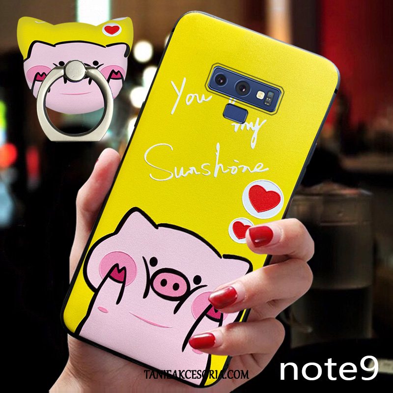 Etui Samsung Galaxy Note 9 Telefon Komórkowy Silikonowe Relief, Futerał Samsung Galaxy Note 9 Kreatywne Piękny Nubuku