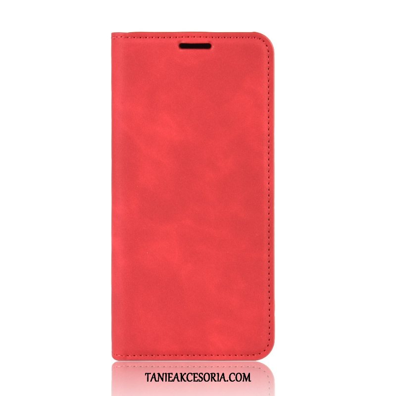 Etui Samsung Galaxy Note20 Gwiazda Skórzany Futerał Telefon Komórkowy, Obudowa Samsung Galaxy Note20 Czerwony Anti-fall Magnetyzm