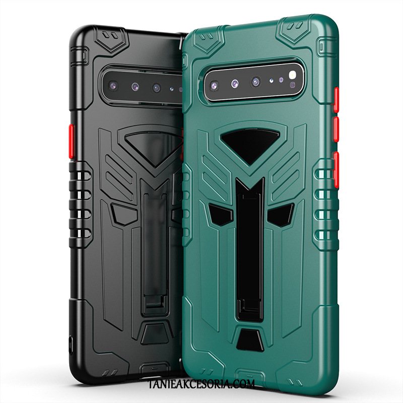 Etui Samsung Galaxy S10 5g Tylna Pokrywa Zielony Gwiazda, Obudowa Samsung Galaxy S10 5g Wspornik Ochraniacz Telefon Komórkowy