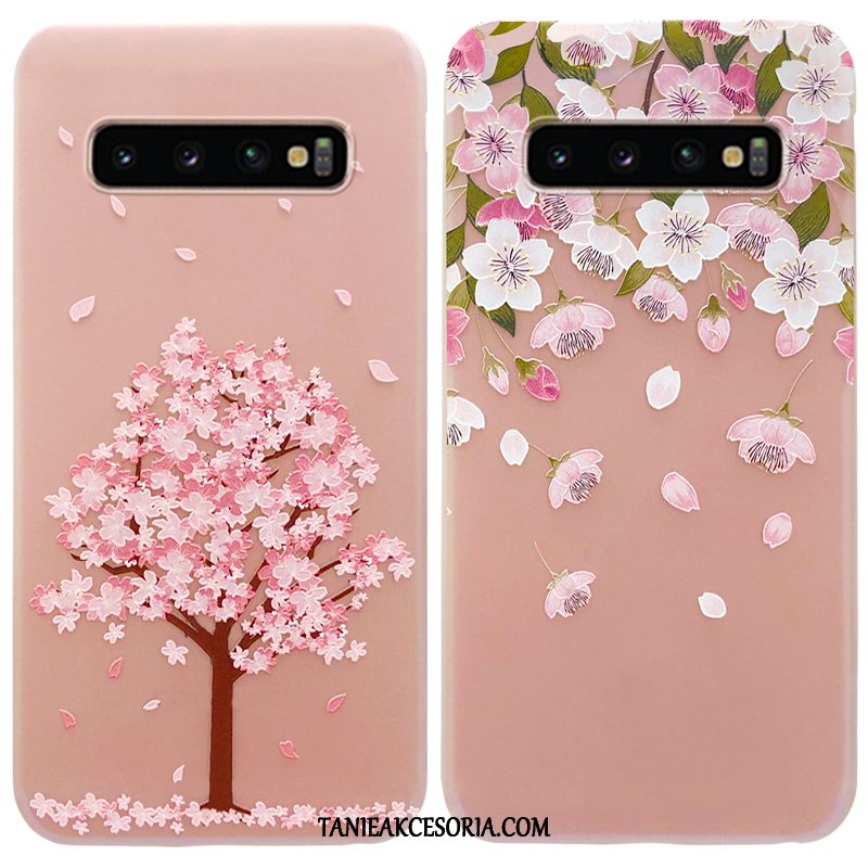 Etui Samsung Galaxy S10+ Kreatywne Silikonowe Drzewa, Obudowa Samsung Galaxy S10+ Cienkie Wiatr Modna Marka