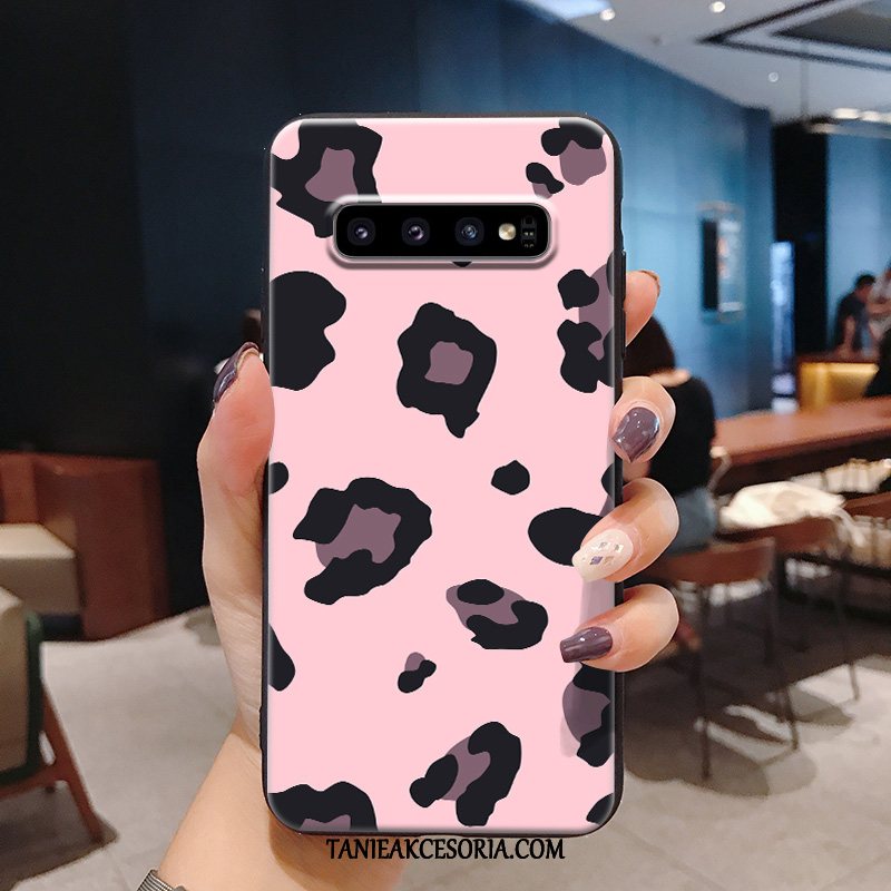 Etui Samsung Galaxy S10+ Obrzeża Silikonowe Osobowość, Obudowa Samsung Galaxy S10+ Nubuku Tygrys Zabawne