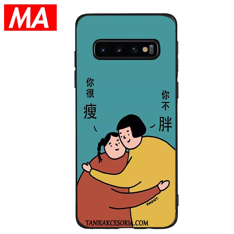 Etui Samsung Galaxy S10+ Silikonowe Piękny Zielony, Obudowa Samsung Galaxy S10+ Ochraniacz Gwiazda Miękki