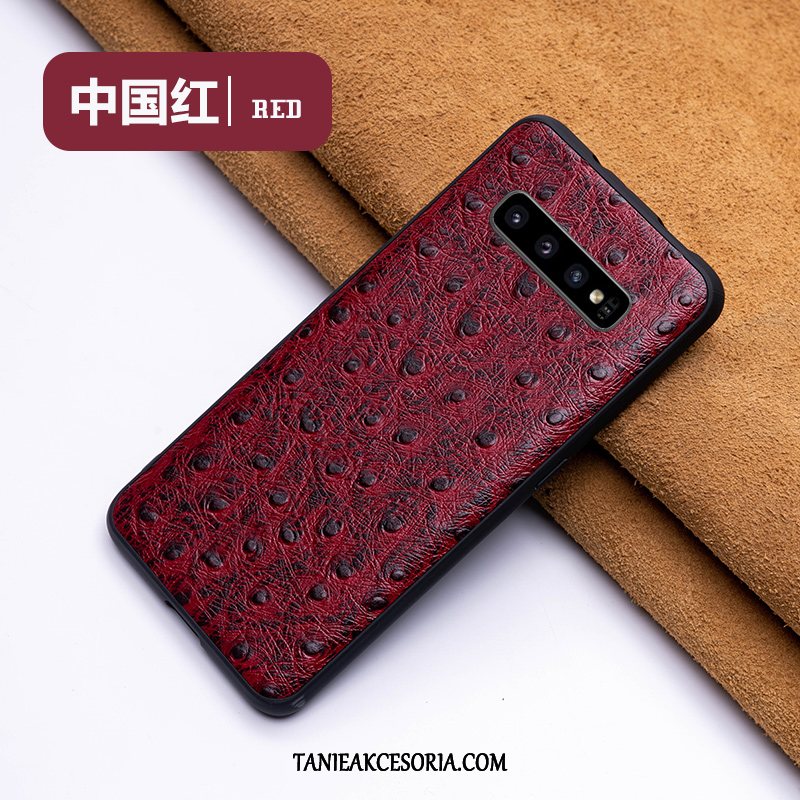 Etui Samsung Galaxy S10+ Wysoki Koniec Ochraniacz Proste, Obudowa Samsung Galaxy S10+ Cienkie Gwiazda Skóra