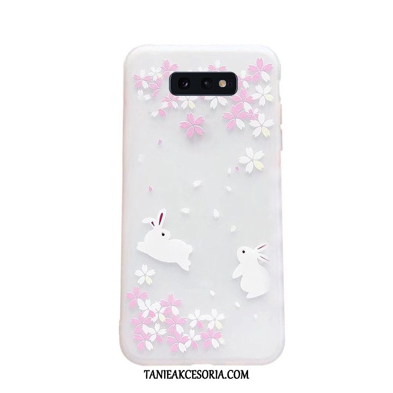 Etui Samsung Galaxy S10e Biały Kreskówka Gwiazda, Pokrowce Samsung Galaxy S10e Relief Anti-fall All Inclusive