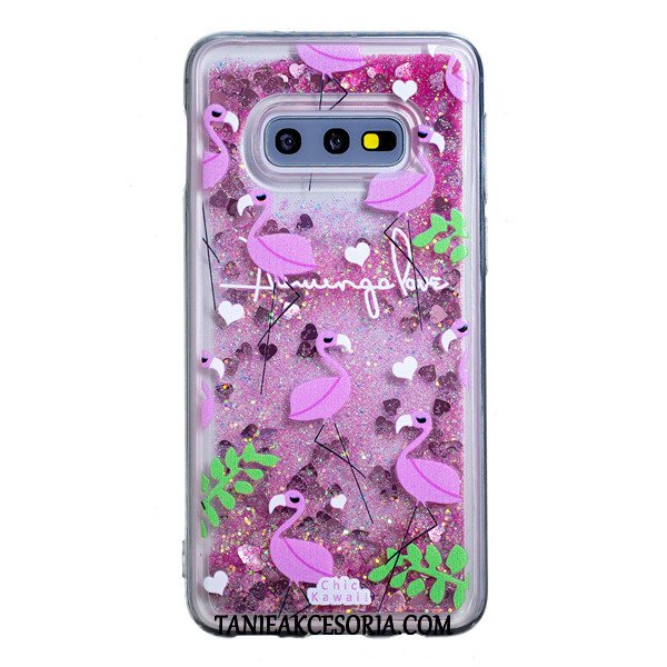 Etui Samsung Galaxy S10e Quicksand Tendencja Gwiazda, Pokrowce Samsung Galaxy S10e Telefon Komórkowy Różowe Kreskówka