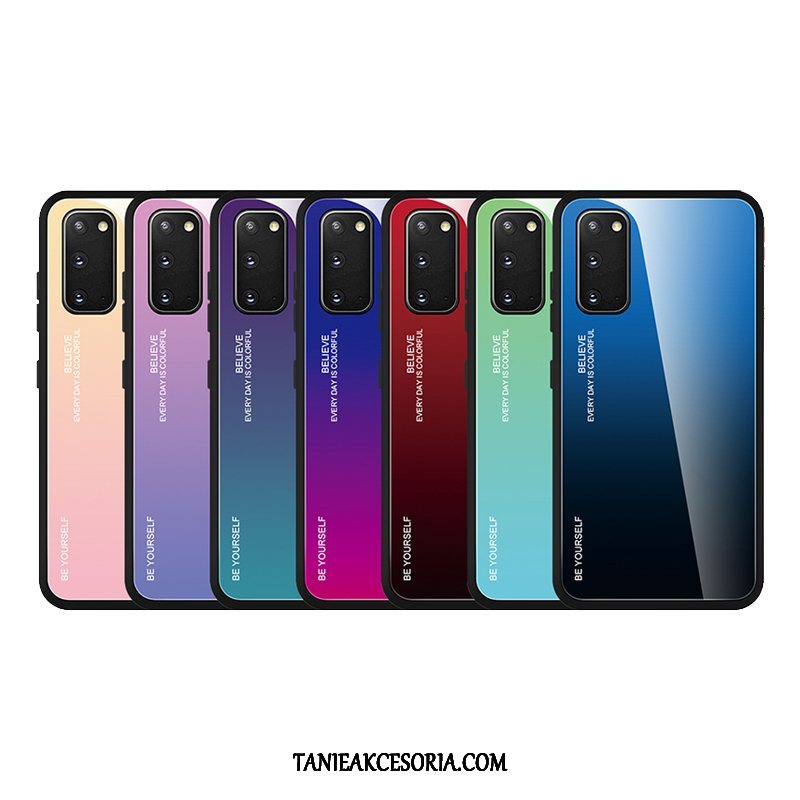 Etui Samsung Galaxy S20 Gradient Szkło Hartowane Gwiazda, Futerał Samsung Galaxy S20 All Inclusive Kreatywne Telefon Komórkowy