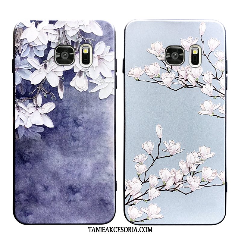 Etui Samsung Galaxy S6 Anti-fall Gwiazda Niebieski, Futerał Samsung Galaxy S6 Ochraniacz Czerwony Netto Silikonowe