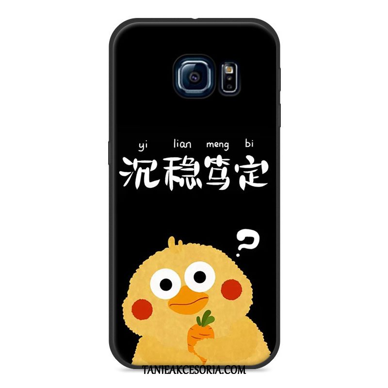 Etui Samsung Galaxy S6 Edge Piękny Ochraniacz Miękki, Obudowa Samsung Galaxy S6 Edge Gwiazda Czarny Telefon Komórkowy