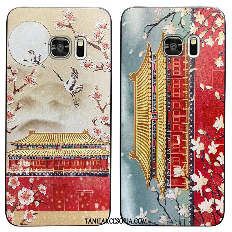 Etui Samsung Galaxy S6 Miękki Gwiazda Tendencja, Futerał Samsung Galaxy S6 Wysoki Koniec Czerwony Chiński Styl