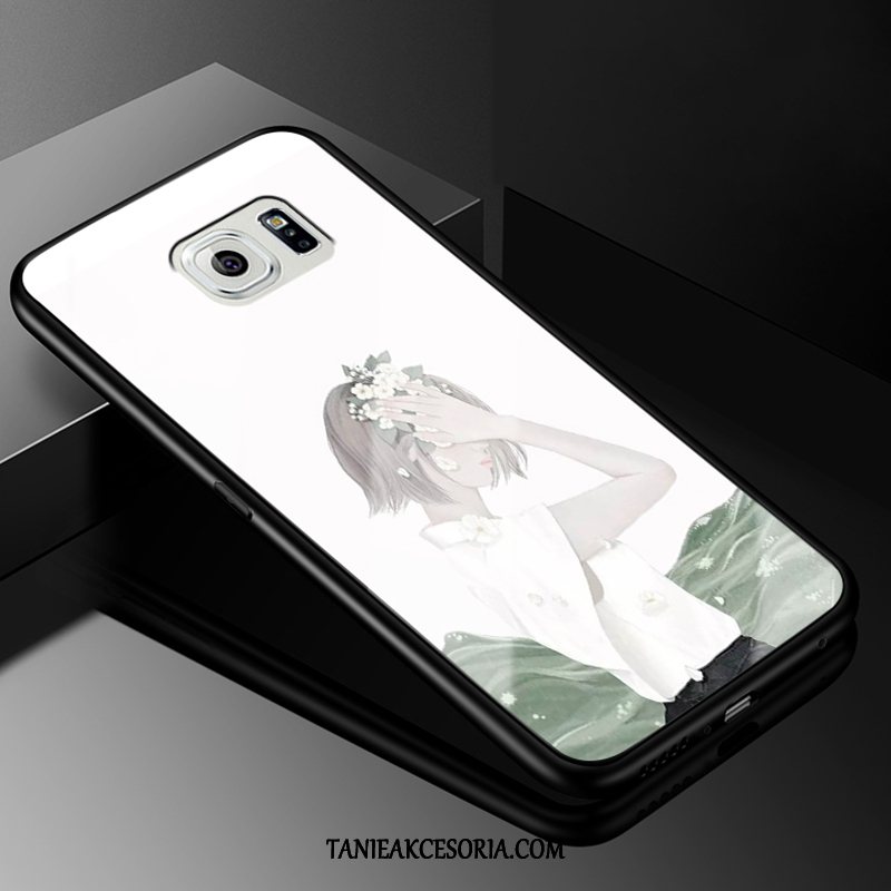 Etui Samsung Galaxy S6 Szkło All Inclusive Miękki, Futerał Samsung Galaxy S6 Silikonowe Anti-fall Zielony