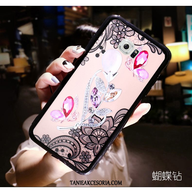 Etui Samsung Galaxy S6 Telefon Komórkowy Luksusowy Czarny, Obudowa Samsung Galaxy S6 All Inclusive Tendencja Duży