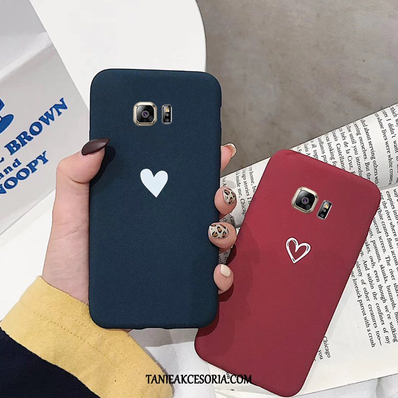 Etui Samsung Galaxy S7 All Inclusive Tendencja Cienkie, Pokrowce Samsung Galaxy S7 Zakochani Czarny Nubuku