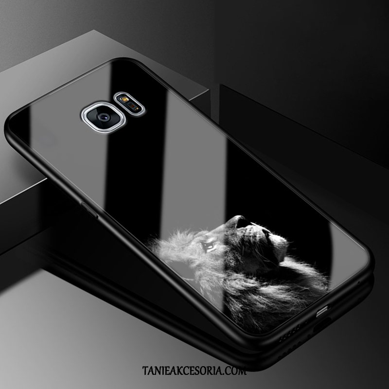 Etui Samsung Galaxy S7 Czarny Silikonowe Gwiazda, Futerał Samsung Galaxy S7 Osobowość Telefon Komórkowy Ochraniacz